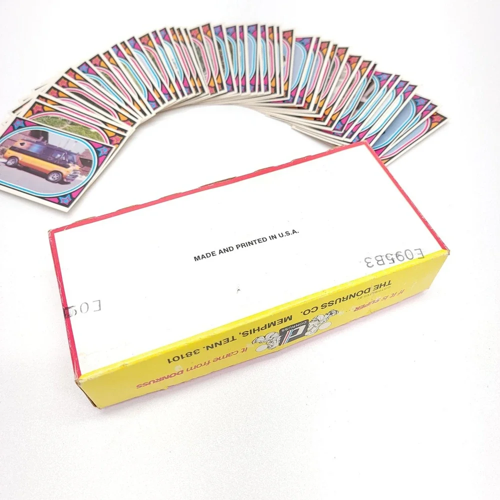1975 Donruss Truckin' Trading Cards Complete Set Original Box‎ Lowrider Hot Rod